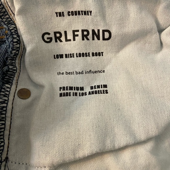 *Sold* GRLFRND Courtney Low Rise Boot in East River NWT size 29 - Picture 8 of 16